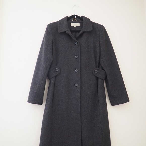 Vintage Andrea Brem New York Trench Coat sz 10 - Picture 2 of 7